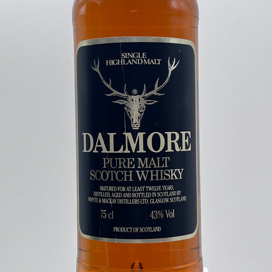 ダルモア(Dalmore) 12年 ピュアモルト 750ml 43% 1980年代前半