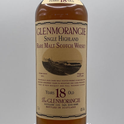 Glenmorangie 18 years old 750ml 43% late 1980s~early 1990s