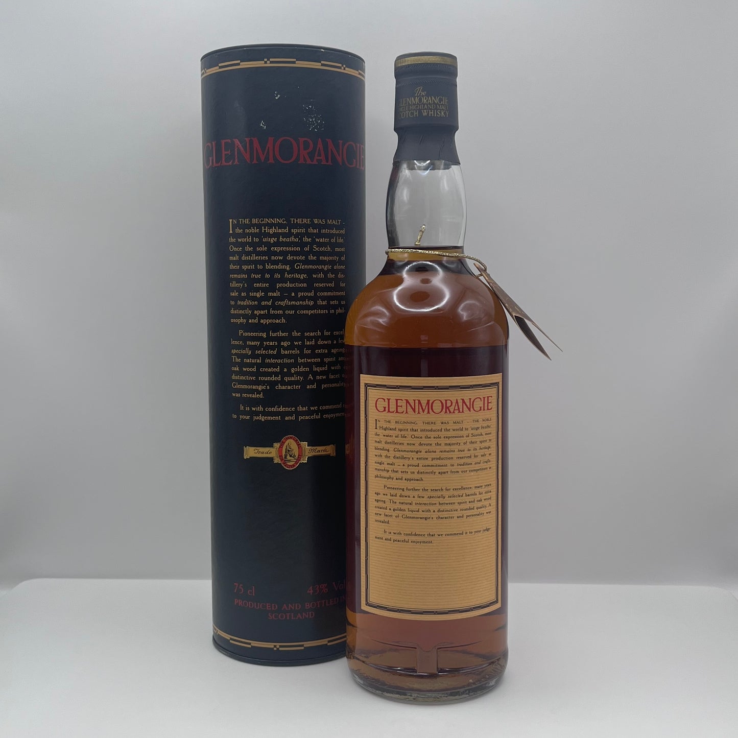 Glenmorangie 18 years old 750ml 43% late 1980s~early 1990s