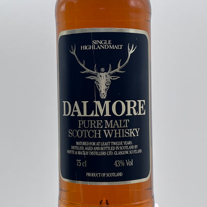 ダルモア(Dalmore) 12年 ピュアモルト 750ml 43% 1980年代前半