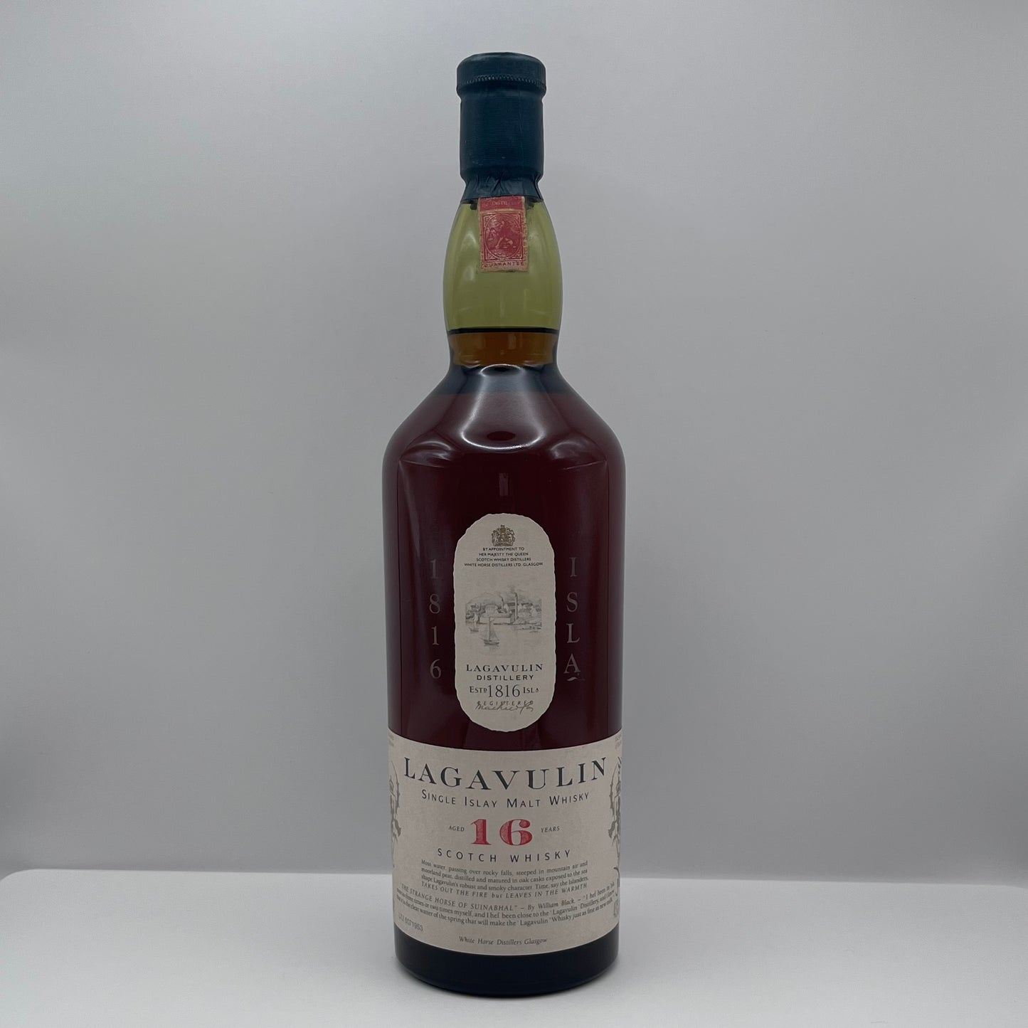 ラガヴーリン(Lagavulin)White horse 16年 1000ml 43% 1980年代