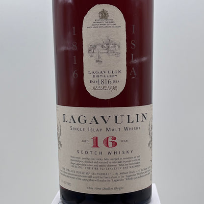ラガヴーリン(Lagavulin)White horse 16年 1000ml 43% 1980年代